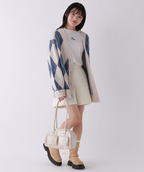 入手困難 あさぎーにょ poppy キルティング ショートパンツ 白 未使用タグ付】あさぎーにょ POPPY フラワーキルティング