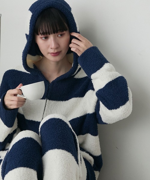 forksy. パジャマ ルームウェア 「forksy.」ふわもこニット