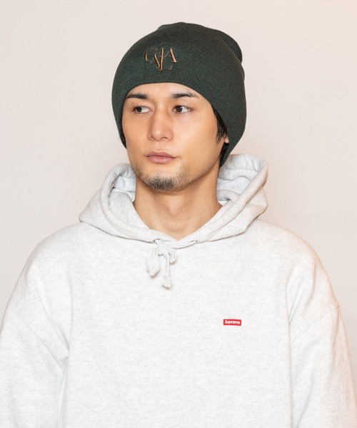 CA4LA ニット帽 CA4LA ニット帽 ニットキャップ DAILY LOGO WATCH メンズ