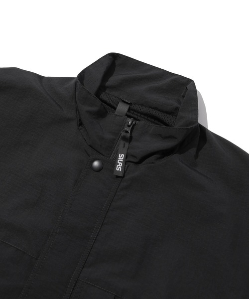 サイラス SILAS ミルクマンジャケット M ブラック SILAS（サイラス） ナイロンジャケット MILKMAN JACKET メンズ