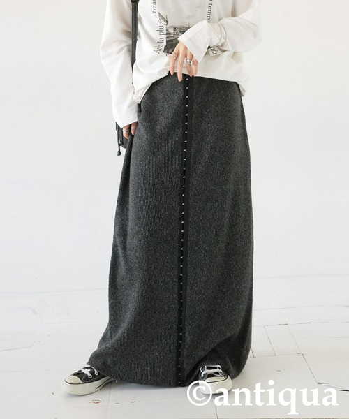 antiqua（アンティカ） スカート ホックニットスカート : ZOZOTOWN