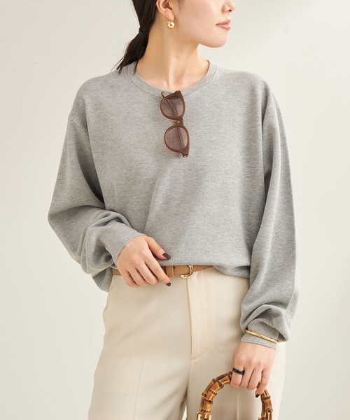 plage sweat ニットプルオーバー プラージュ 春ニット plage ニット セーター sweat プルオーバー レディース