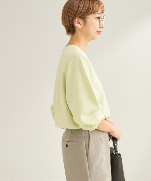 plage sweat ニットプルオーバー プラージュ 春ニット plage ニット セーター sweat プルオーバー レディース
