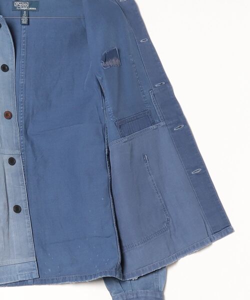 POLO RALPH LAUREN カバーオール パッチワーク ユーティリティ