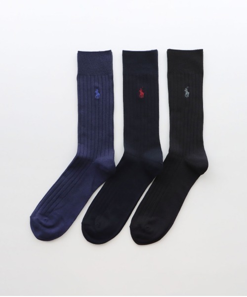 POLO RALPH LAUREN 靴下 「3足セット」POLO ワンポイント