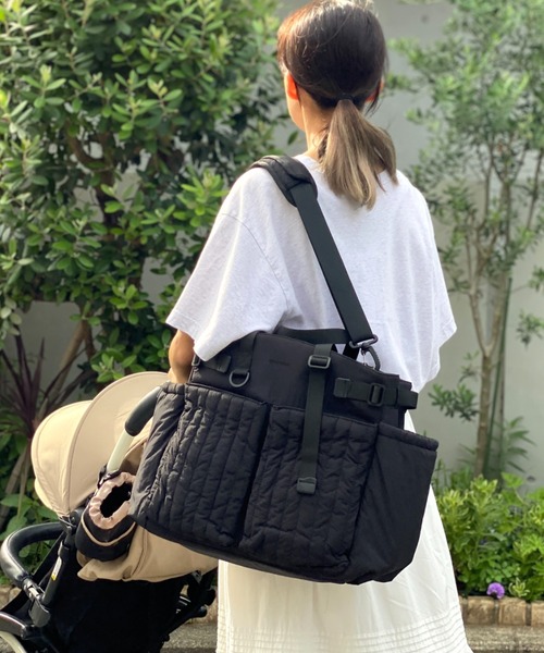 マザーズバック SOLPRESA キルティング チャコールグレーM 楽天市場】ソルプレーサ SOLPRESA キルティング マザーズバッグ