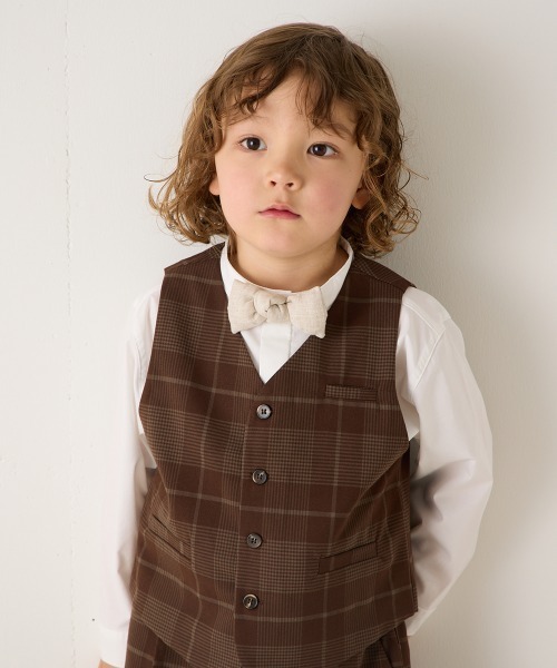 riziere（リジェール） 蝶ネクタイ リネン蝶ネクタイ（ボタン取り外し