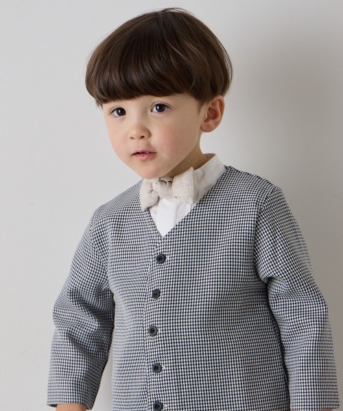 riziere（リジェール） 蝶ネクタイ リネン蝶ネクタイ（ボタン取り外し