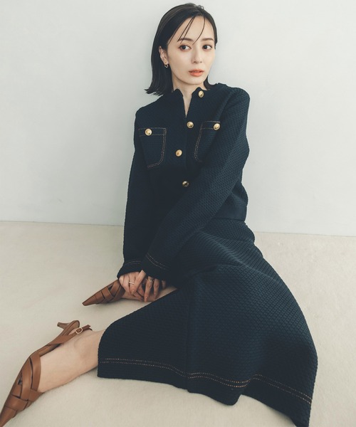 anuans（アニュアンス） ジャケット ノーカラージャケット ノーカラー