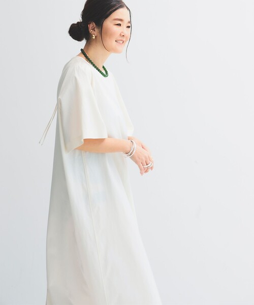 Demi-Luxe BEAMS ワンピース グロス Tドレス .M「手洗い可