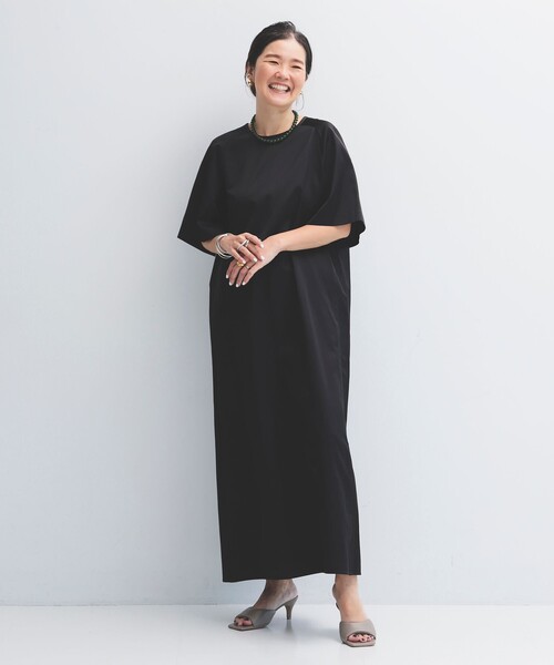 Demi-Luxe BEAMS ワンピース グロス Tドレス .M「手洗い可