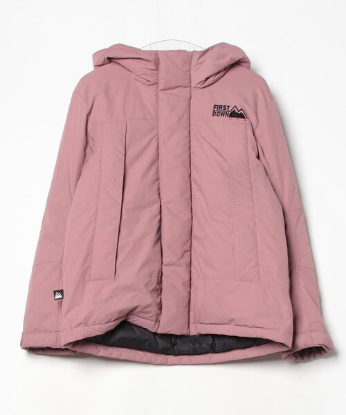 FIRST DOWN ダウンジャケット Sサイズ　レディース FIRST DOWN（ファーストダウン） ダウンジャケット ダウン パネル