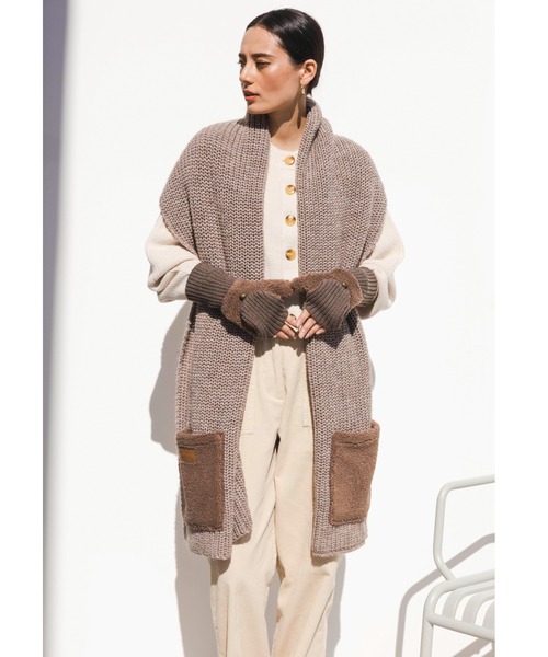 「ALEXIA STAM」 ストール FREE オフホワイト レディース_画像8