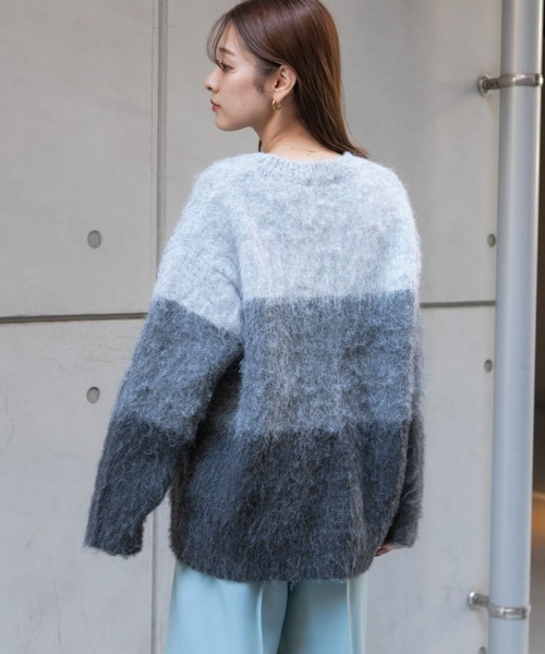 「SENSE OF PLACE by URBAN RESEARCH」 長袖ニット ONE レッド レディース_画像5