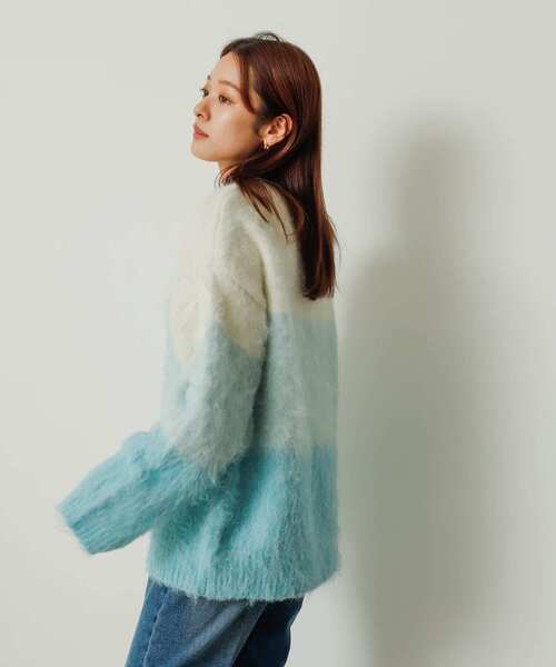 「SENSE OF PLACE by URBAN RESEARCH」 長袖ニット ONE レッド レディース_画像8