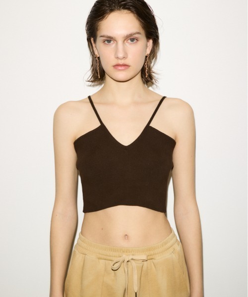 キャミソール0203 THROW by SLY キャミソール CROP 2WAY HG CAMI クロップ ツーウェイ