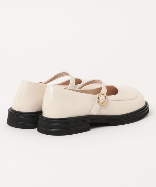 shoes365 ローファー 「shoes 365」メリージェーンスクエアトゥ