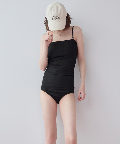 SISANDI ブラック ハイウエスト ビキニ セパレート 水着 SEA DRESS（シードレス） 水着 2wayハイウエストセパレートビキニ/水着