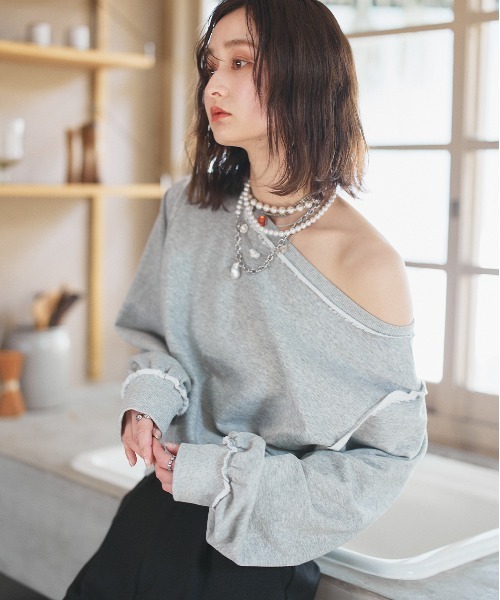 ad thie（アドティエ） トレーナー スウェット アウトシーム
