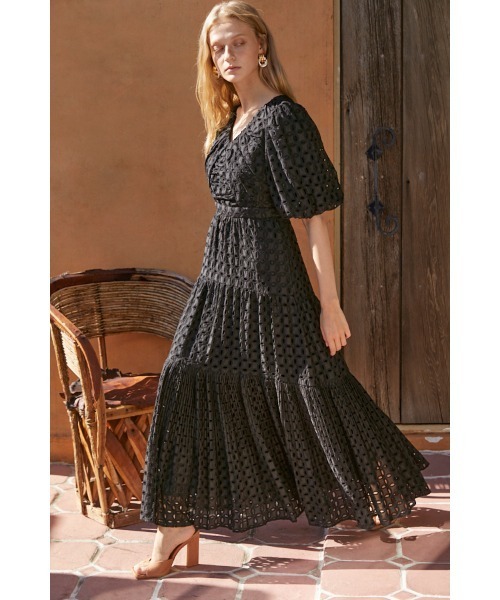 今季新作　エステラケー　ワンピース Estella.K ワンピース Eliana Lace Dress オープンバックシアーレース