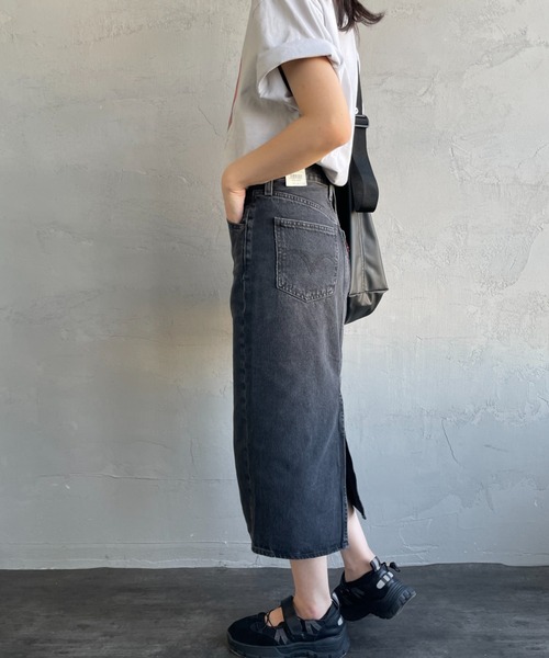 リーバイス　デニムスリットスカート Levi's］HRバックスリットデニムスカート ／リーバイス ｜オン