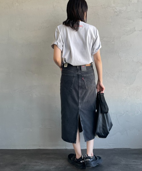 リーバイス　デニムスリットスカート Levi's デニムスカート 「LEVI'S/リーバイス」 ハイライズ