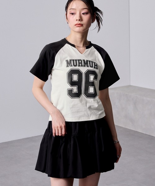 nui nullu tシャツ 「nui nullu」サイドシャーリングリボン
