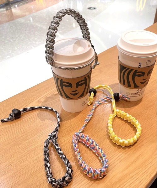 lit.Cy 水筒 あみあみコード ドリンクホルダー ストラップ