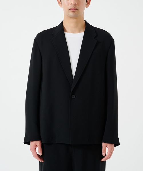 STUDIOUS ブラック テーラードジャケット サイズ1 STUDIOUS ジャケット テーラードジャケット (STUDIOUS/ステュディオス