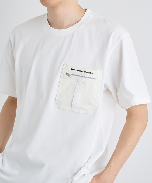 ZIP POCKET T-SHIRT – White Mountaineering OFFICIAL WEB SITE.
