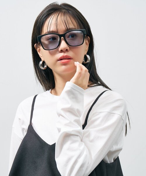 【新品未使用】Zoff UV100%カットレンズ　サングラス Zoff サングラス SUNCUTGlasses/UV100%CUT ウェリントン型