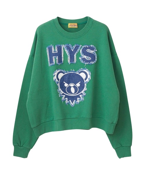 HYSTERIC GLAMOUR スウェット　ネイビー VIXEN GIRLワッペン スウェット|HYSTERIC GLAMOUR MEN