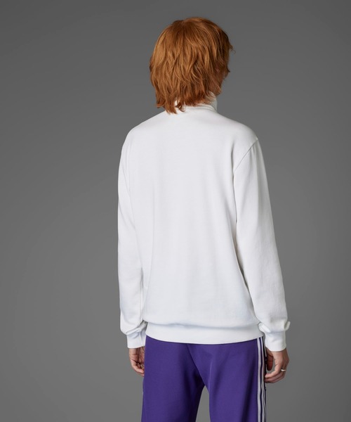 adidas レアル・マドリード ハーフジップ　スウェット ADIDAS◇レアルマドリード ハーフジップ クルースウェットシャツ