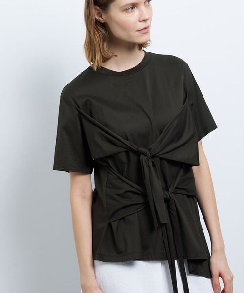 ブラウス シャツ 「LA PEAU DE GEM」softteck gather shirt