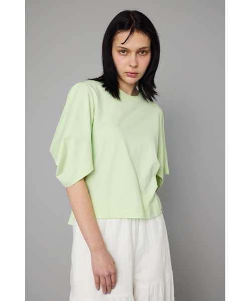 HeRIN.CYE tシャツ Tuck sleeve cut tops タックスリーブカット