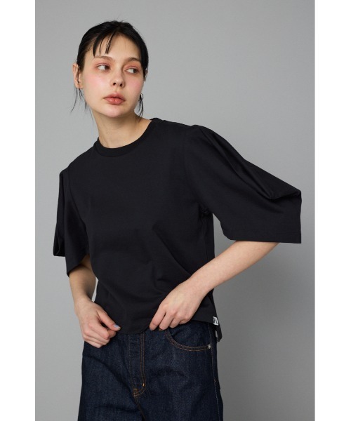HeRIN.CYE tシャツ Tuck sleeve cut tops タックスリーブカット