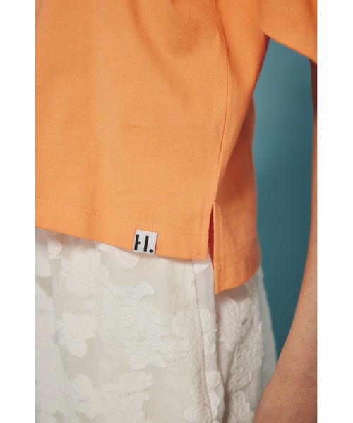 HeRIN.CYE tシャツ Tuck sleeve cut tops タックスリーブカット