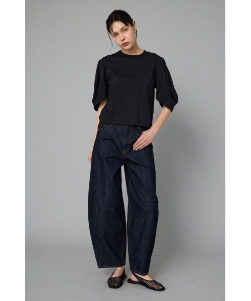 HeRIN.CYE tシャツ Tuck sleeve cut tops タックスリーブカット