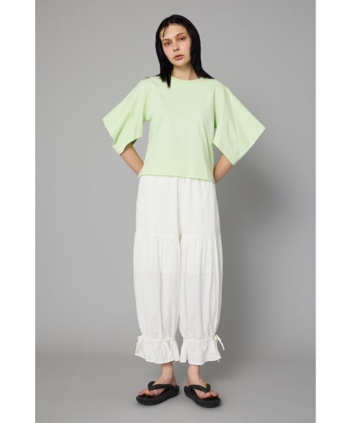 HeRIN.CYE tシャツ Tuck sleeve cut tops タックスリーブカット