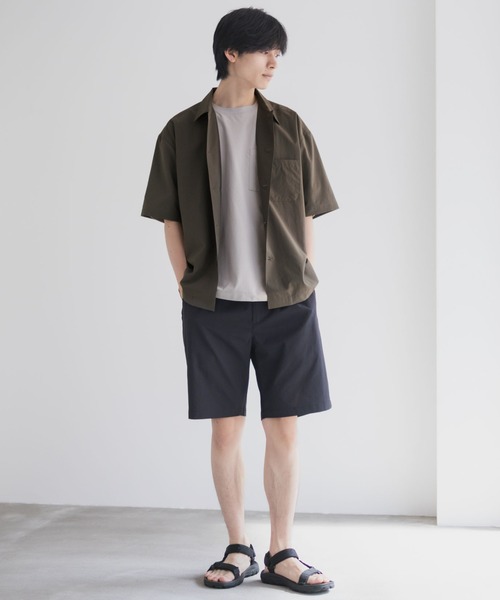 シャツ 「風通しが良く涼しい ドライ機能」NAVY KAZETOSU メッシュ半袖シャツ メンズ レディース | NAVY（ファッション） | 04