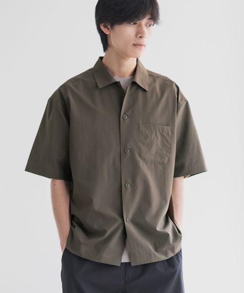 シャツ 「風通しが良く涼しい ドライ機能」NAVY KAZETOSU メッシュ半袖シャツ メンズ レディース | NAVY（ファッション） | 08