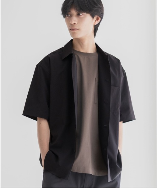 シャツ 「風通しが良く涼しい ドライ機能」NAVY KAZETOSU メッシュ半袖シャツ メンズ レディース | NAVY（ファッション） | 11