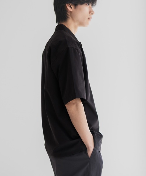 シャツ 「風通しが良く涼しい ドライ機能」NAVY KAZETOSU メッシュ半袖シャツ メンズ レディース | NAVY（ファッション） | 14