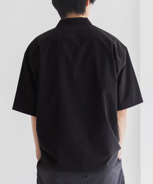 シャツ 「風通しが良く涼しい ドライ機能」NAVY KAZETOSU メッシュ半袖シャツ メンズ レディース | NAVY（ファッション） | 15