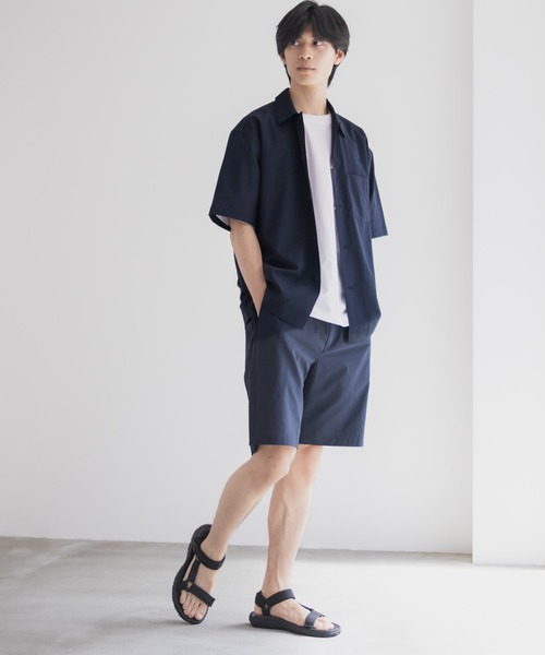 シャツ 「風通しが良く涼しい ドライ機能」NAVY KAZETOSU メッシュ半袖シャツ メンズ レディース | NAVY（ファッション） | 16
