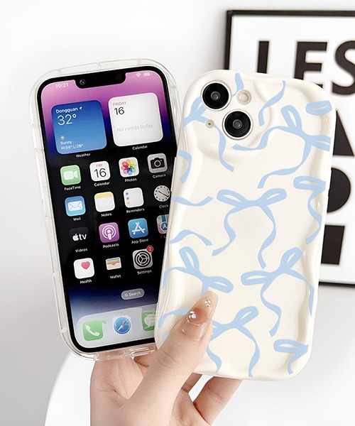 c.u.l スマホケース リボン柄 iPhoneカバー アイフォンケース ipc766