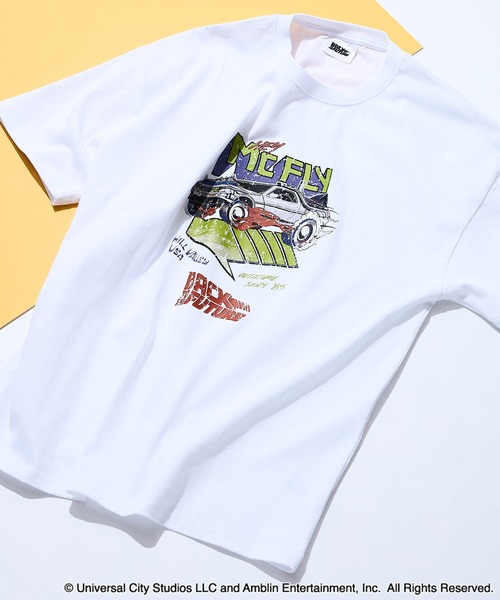 LB/S tシャツ 「ユニバーサル・ピクチャーズ」「BACK TO THE FUTURE