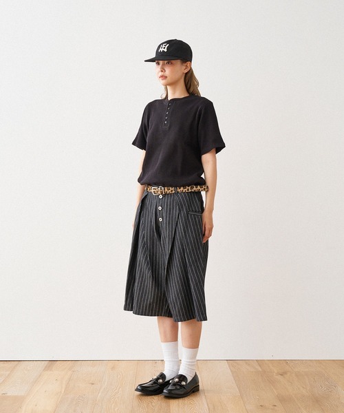 WISH FOR EVER（ウィッシュフォーエバー） ヘンリーネック tシャツ