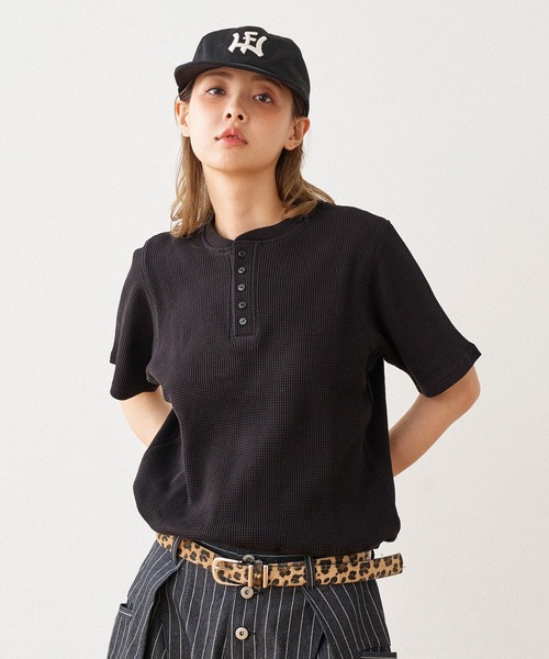 WISH FOR EVER（ウィッシュフォーエバー） ヘンリーネック tシャツ