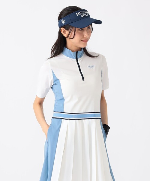 【新品タグ付き】BEAMS GOLF ビームスゴルフ　ポロ切替 ワンピース BEAMS GOLF（ビームス ゴルフ） ワンピース PURPLE LABEL / 切替